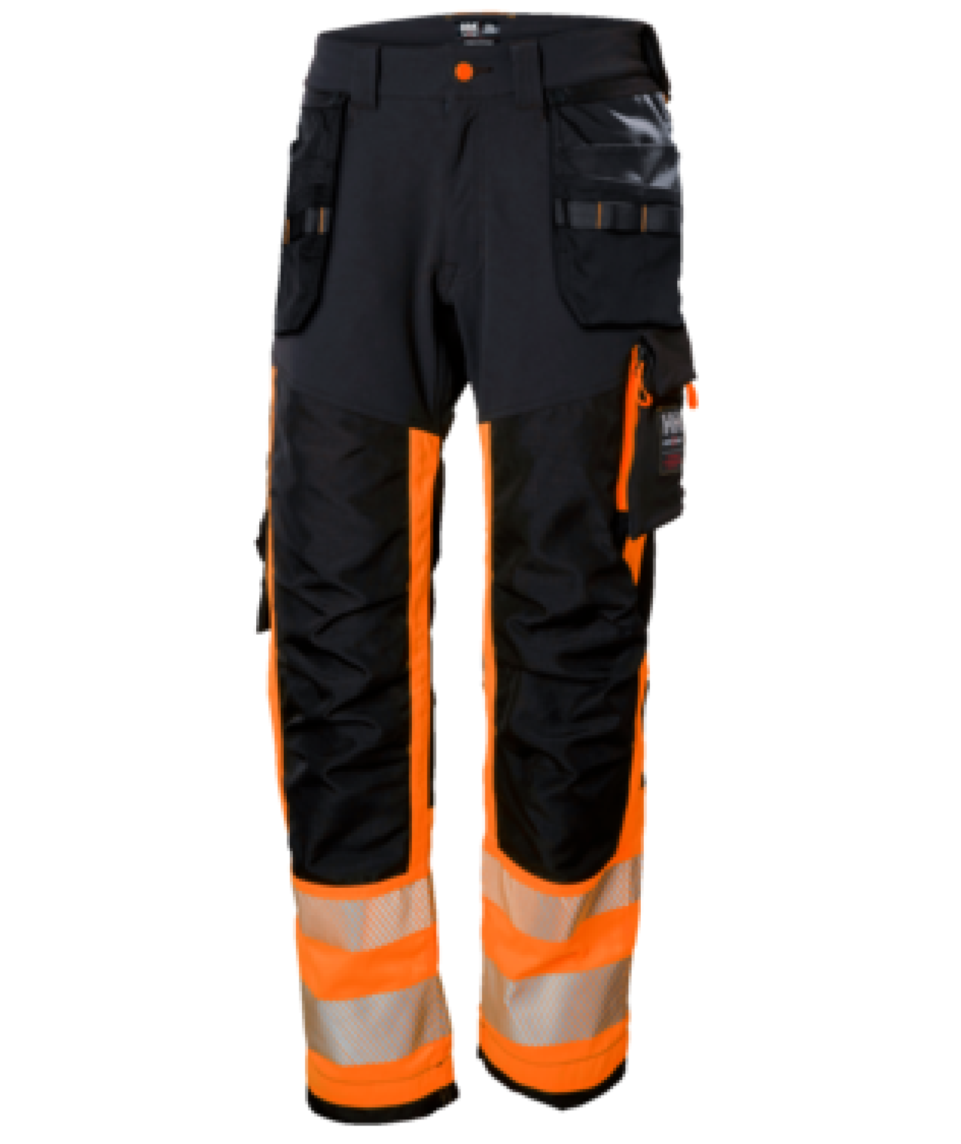 Helly Hansen ICU eemaldatavate ripptaskutega püksid HI-VIS kl.1, oranž