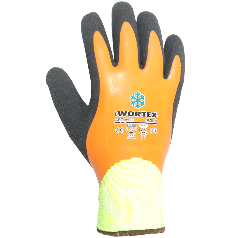 Wortex veekindlad topeltlateksiga kaetud voodriga talvekindad
