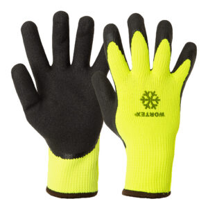 Wortex 355 latekskattega talvekinnas kollane