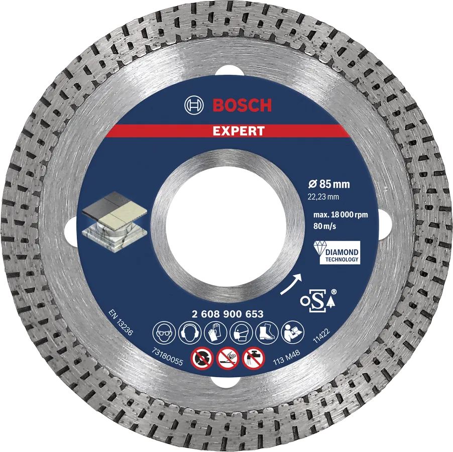 Bosch Teemantlõikeketas HardCeramic 125x22.23x1.4