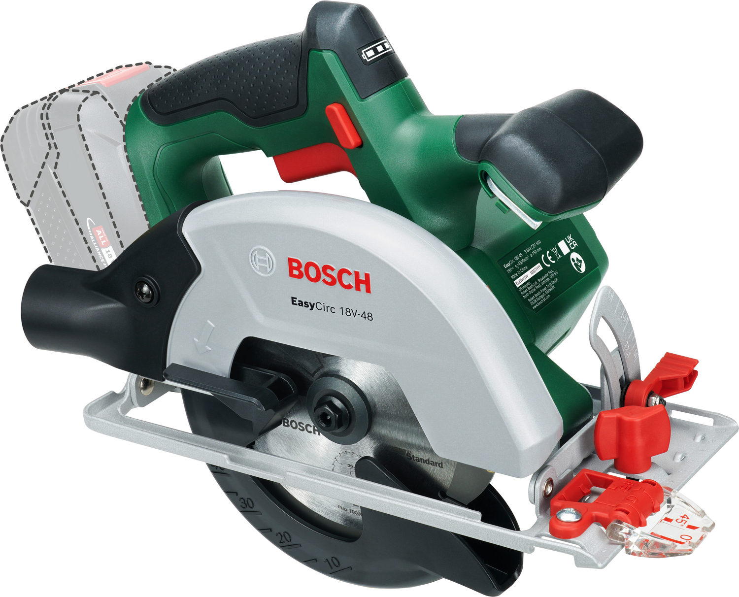 Akuketassaag Bosch Green EasyCirc 18V-48, SOLO