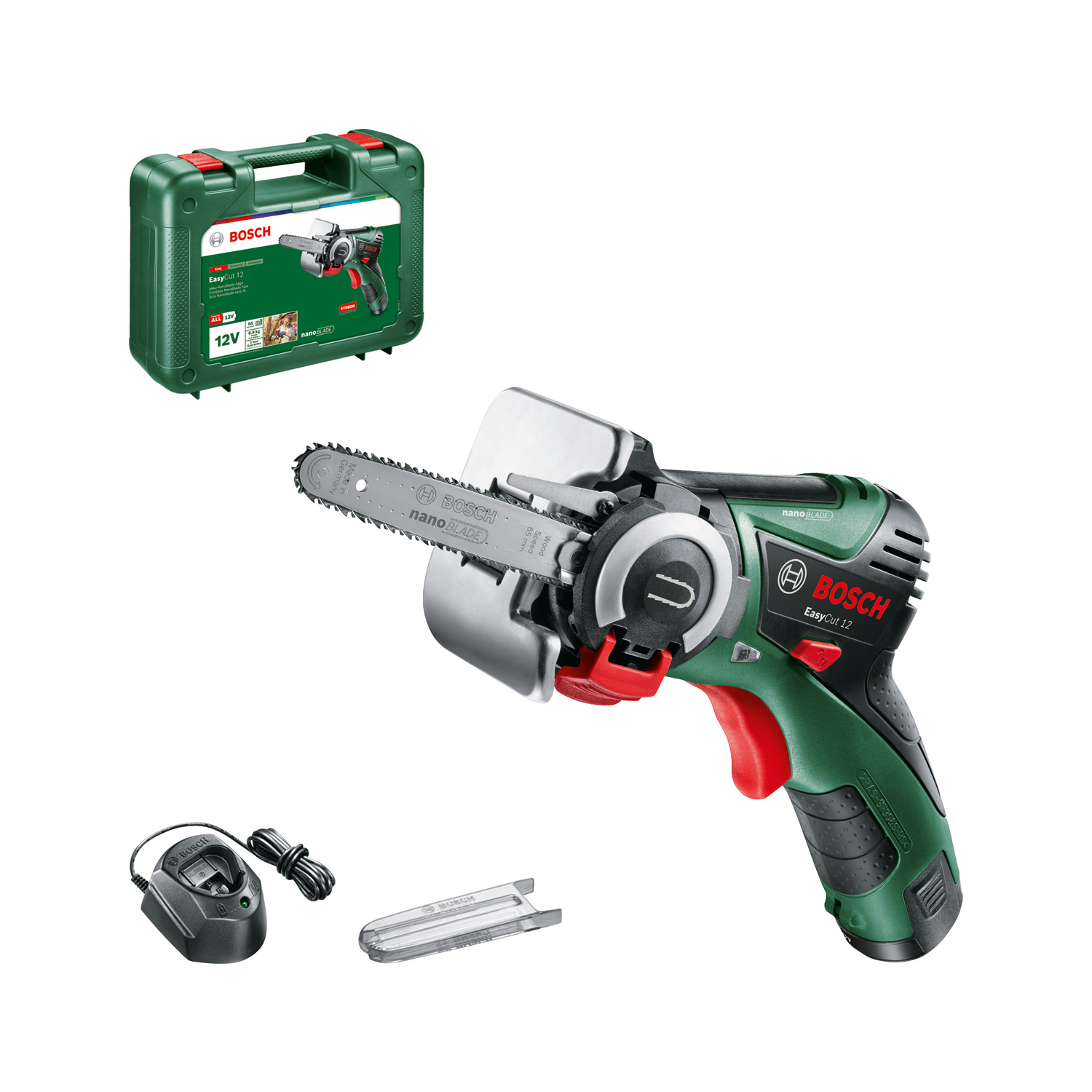Akusaed Bosch Green EasyCut 12 "NanoBlade", 1x2,0Ah