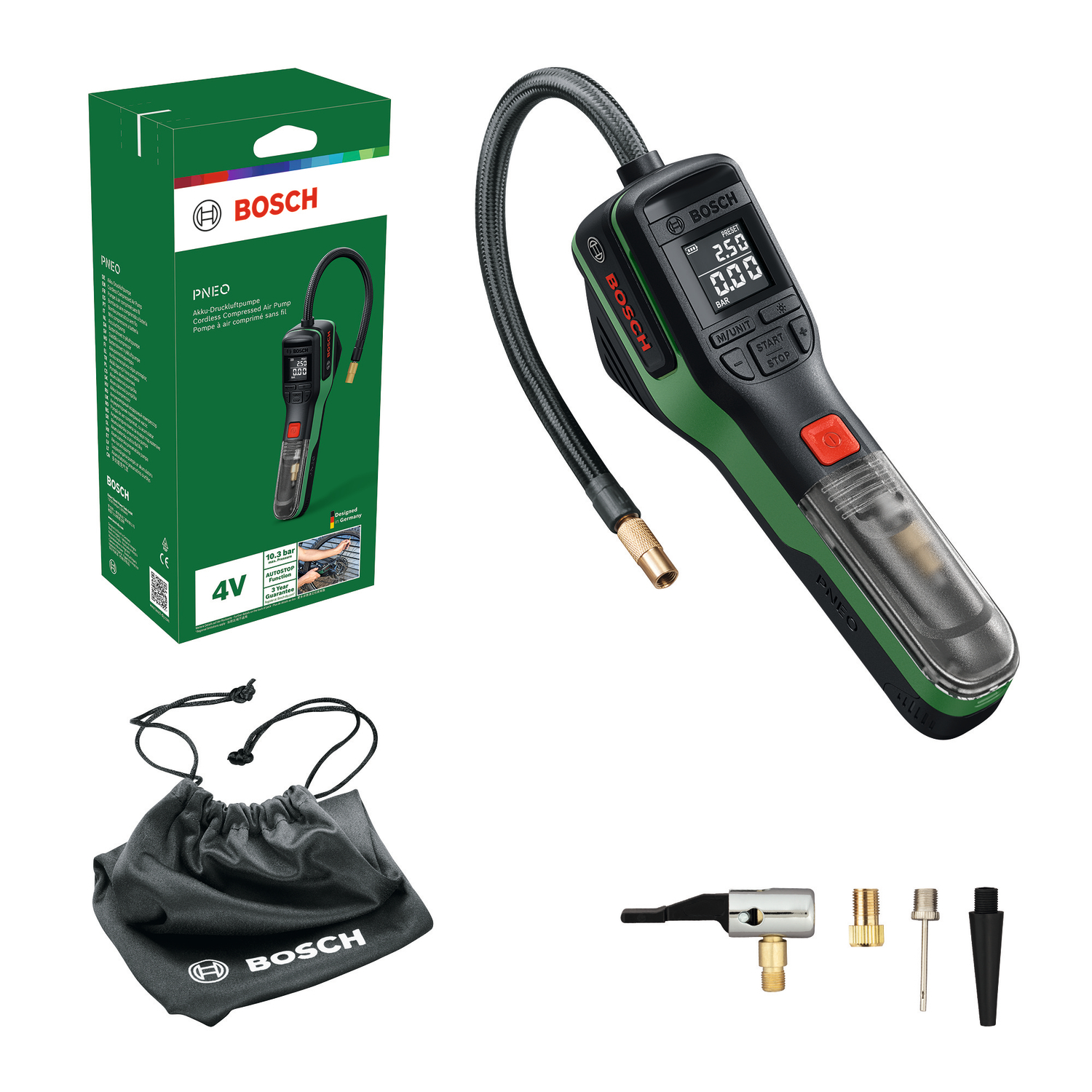 Aku-suruõhupump Bosch Green PNEO