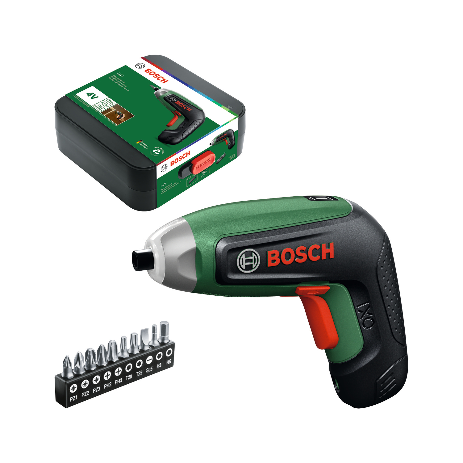 Akukruvikeeraja Bosch Green IXO 8