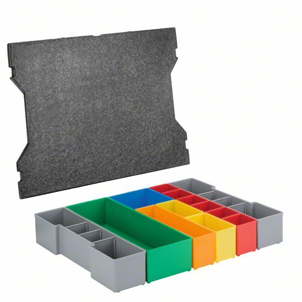Tööriistakohver Bosch L-Boxx inset box Mobility System, 13 tk