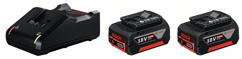 Aku Bosch GBA 18V, GAL 18V-40, 2x4.0Ah