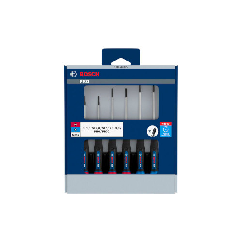 Täppiskruvikeerajate komplekt Bosch PRO PH/SL, 6 tk