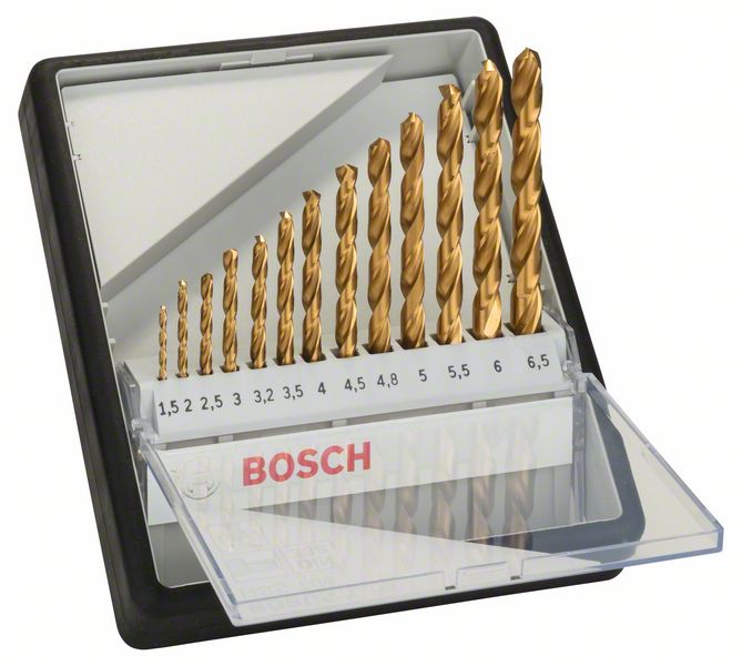 Komplekt Bosch Robust Line HSS-TiN 135°