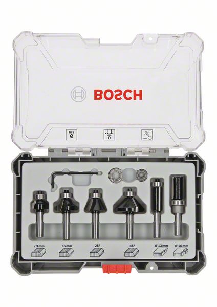 Freeside komplekt Bosch kinnitus 8 mm, 6-osaline