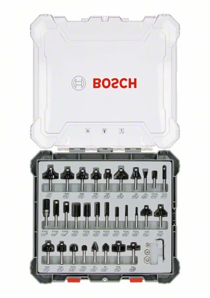 Freeside komplekt Bosch 6 mm kinnitus, 30-osaline