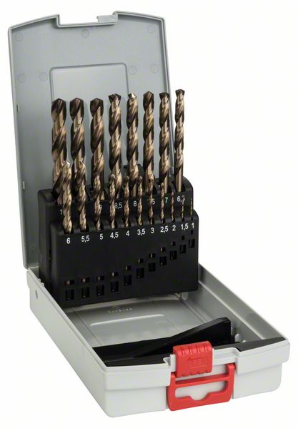 Metallipuuri komplekt Bosch HSS-Co, 19 tk