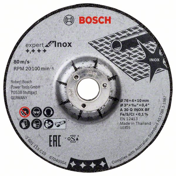 Lihvketas Bosch ø76 mm 4/10 mm, 2 tk