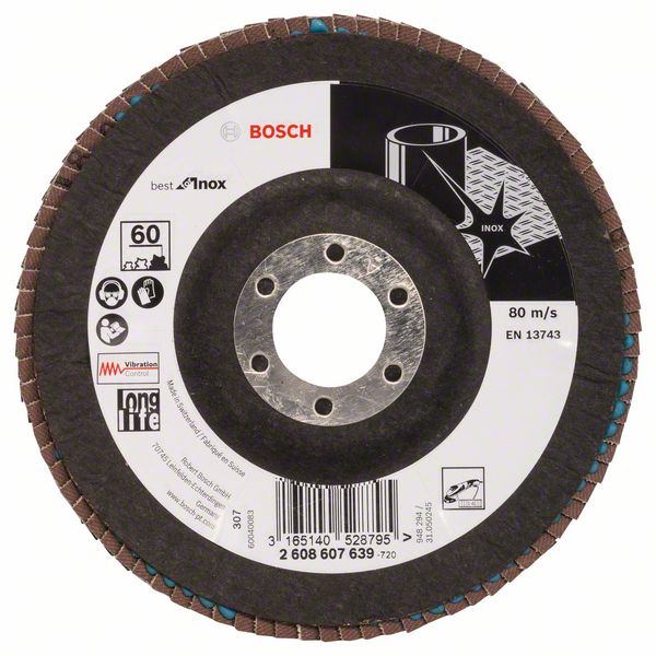 Lihvpaberi ketas Bosch Inox ø125 mm, 1 tk, tera K60