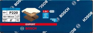 Abrasiivvõrk Bosch EXP M480 93x186 mm, 50 tk, tera G220