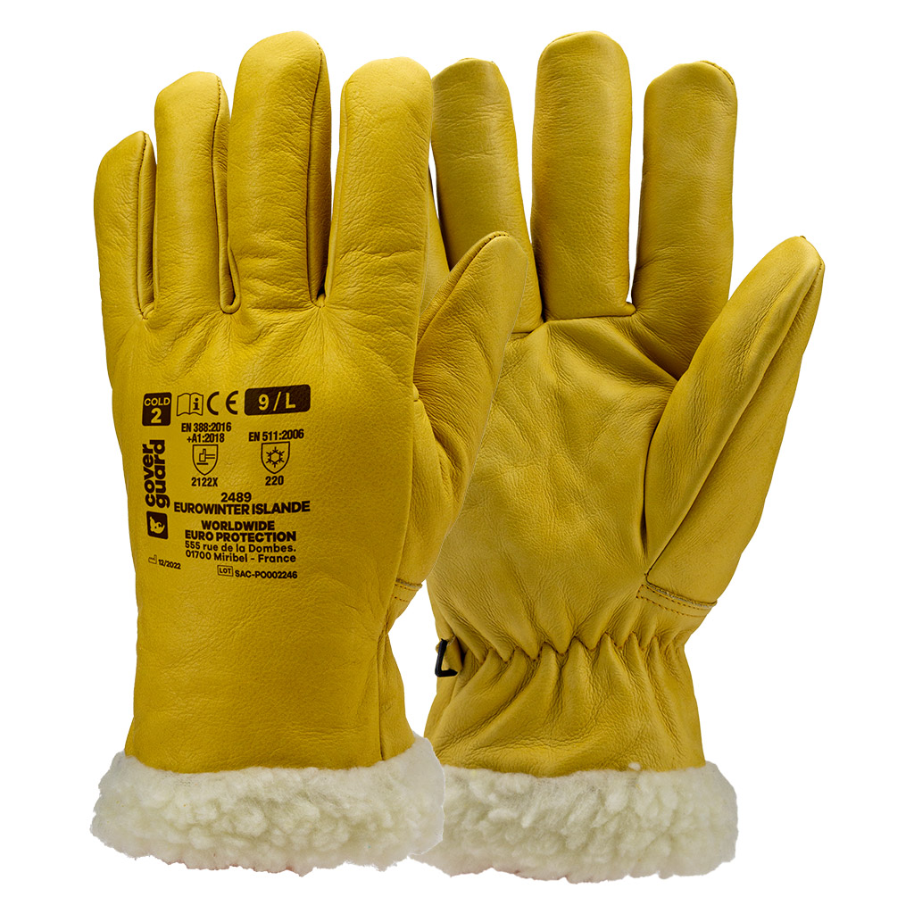 Nahast talvekindad Coverguard 2490