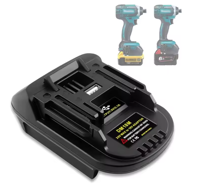 18V akuadapter Milwaukee aku DeWalt tööriistale DM18BM